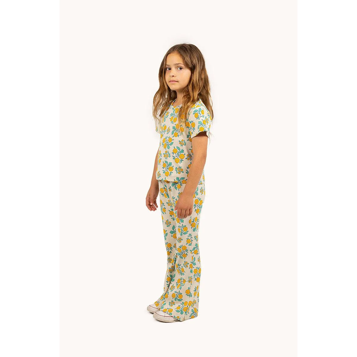 Tiny Cottons - Flowers rib pants