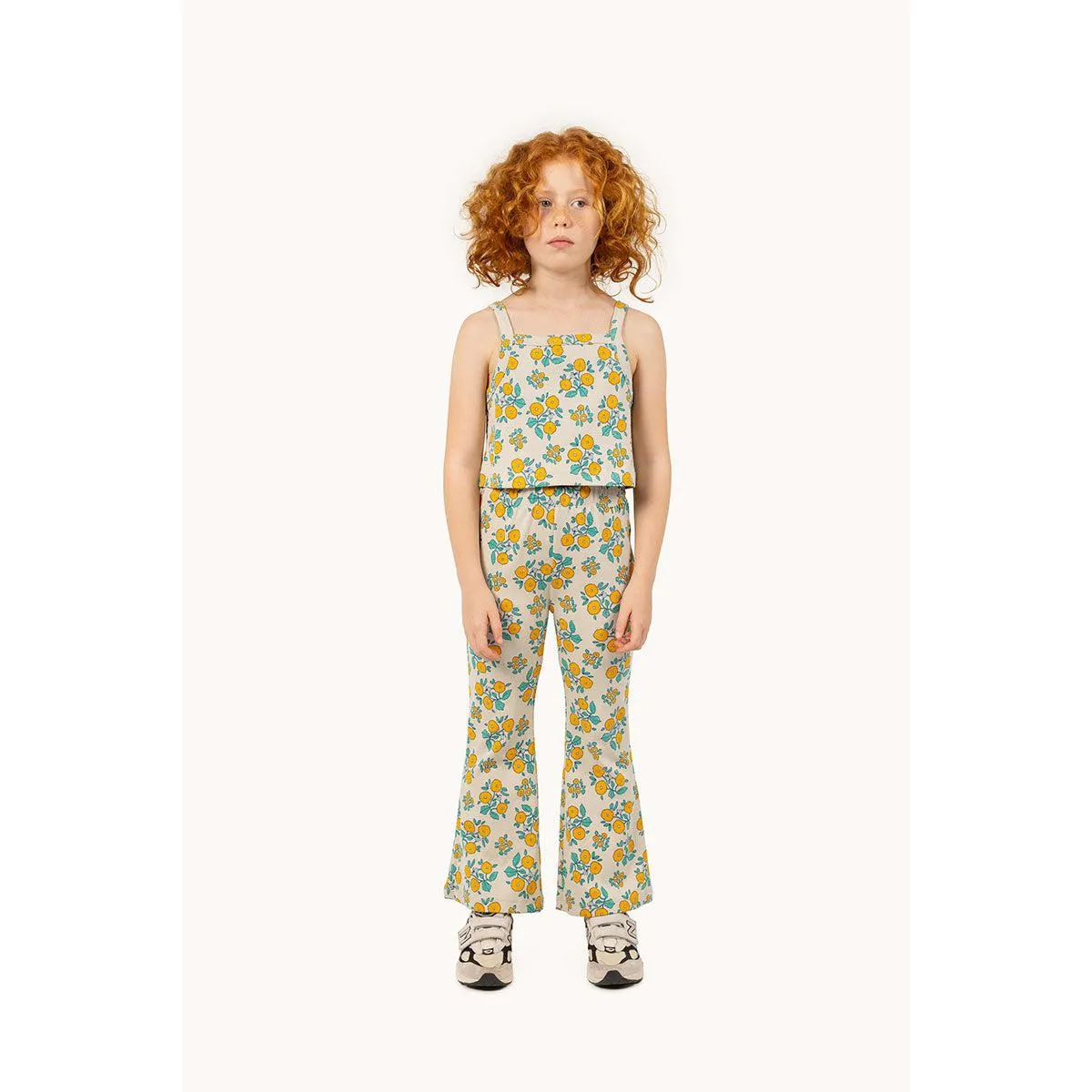 Tiny Cottons - Flowers rib pants