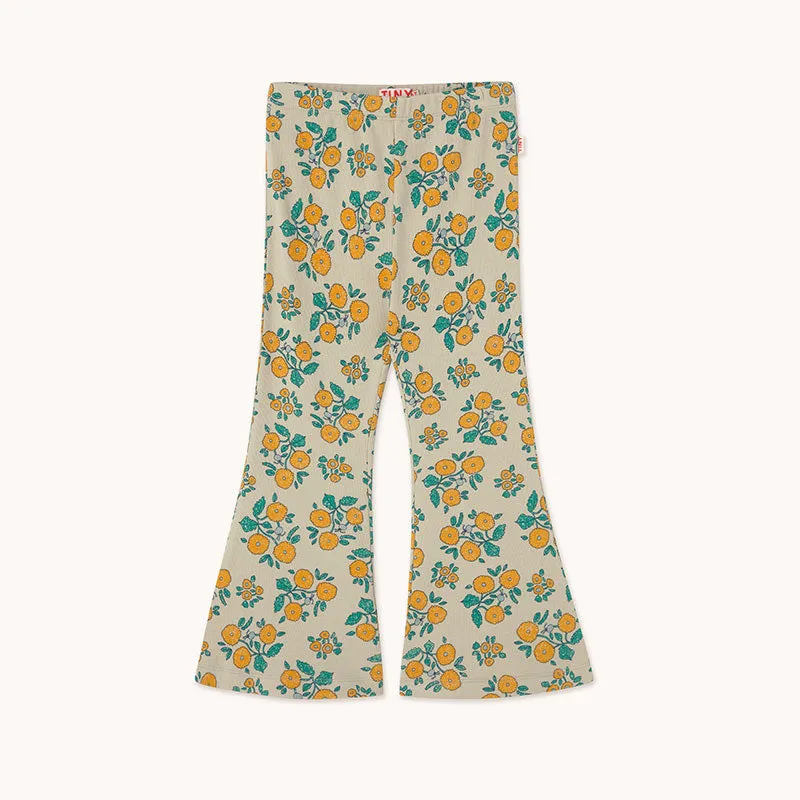 Tiny Cottons - Flowers rib pants