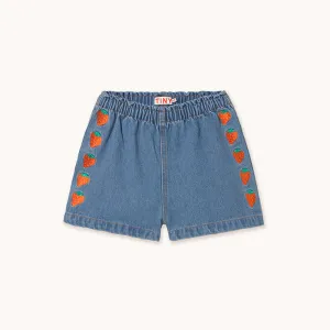 Tiny Cottons - Strawberries denim shorts