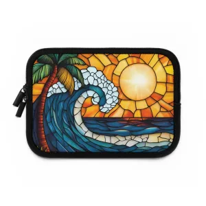 Tropical Sunset in Mosaic Laptop Sleeve
