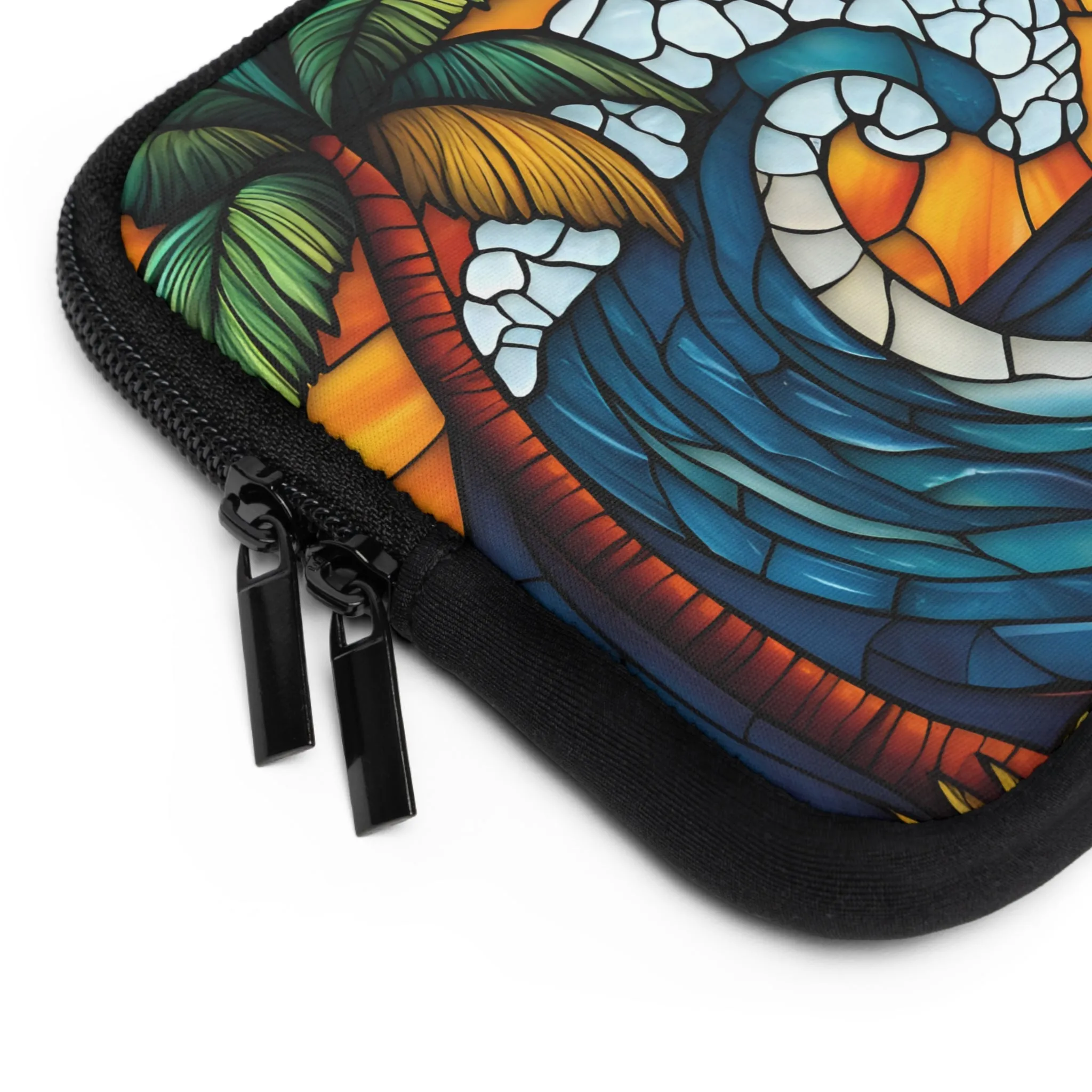 Tropical Sunset in Mosaic Laptop Sleeve