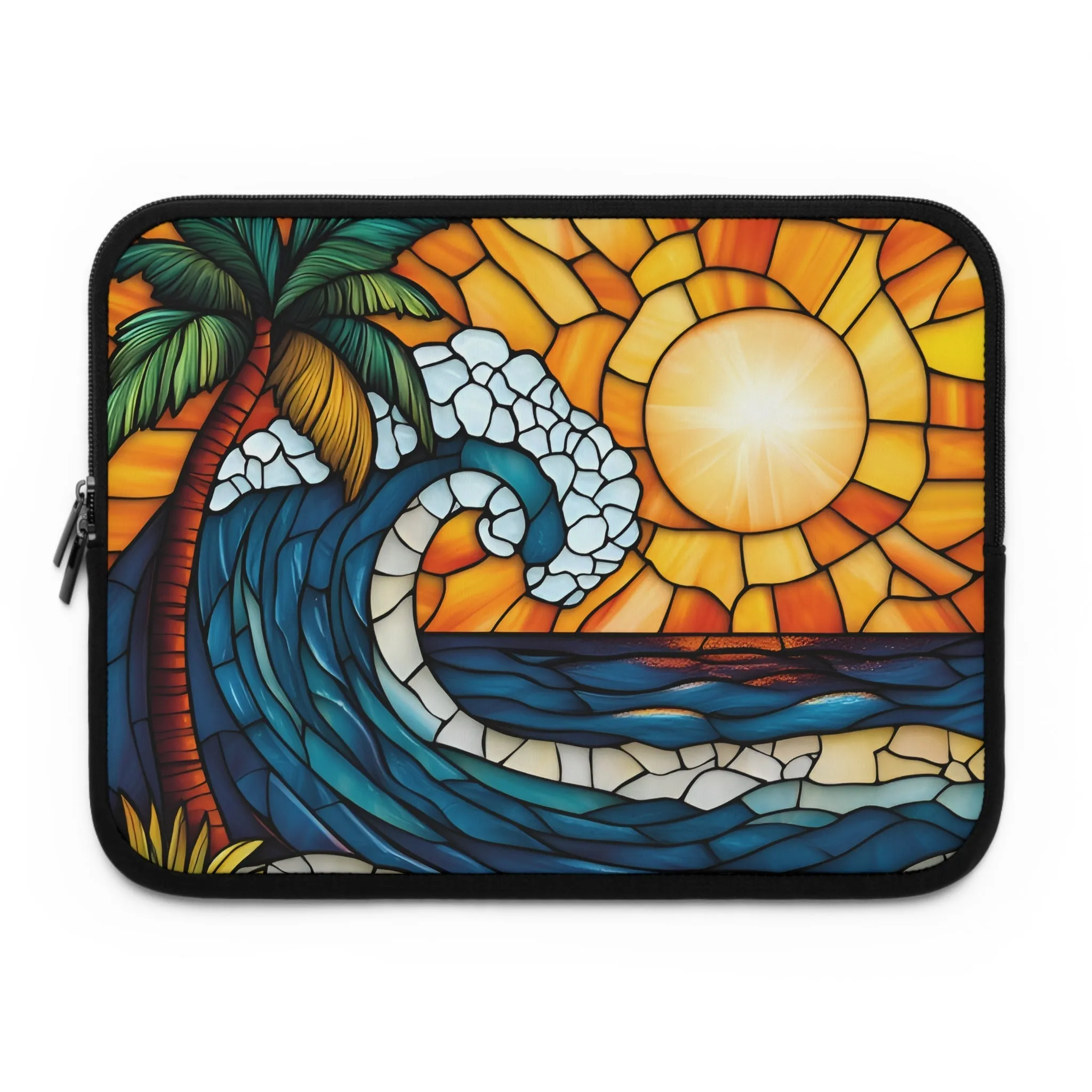 Tropical Sunset in Mosaic Laptop Sleeve