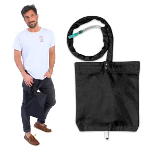 Urine Catheter Bag Cover with Snap on Pipe Cover & Hanging Strap