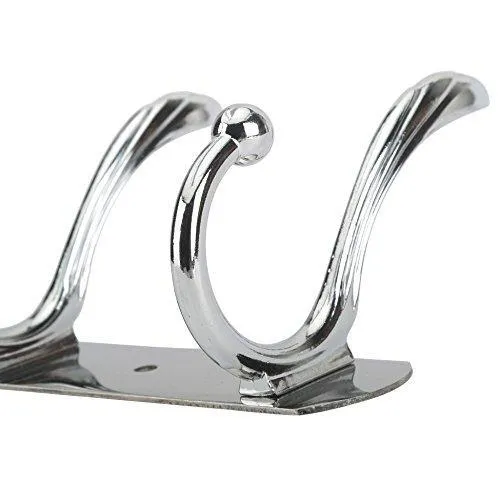 Urorbit Classic Coat Hook Aluminium Alloy Coat and Hat Hooks Robe Bath Kitchen Towel Utensil Utility Hook Garment Rack Hanger Rail Holder, Wall Mount,
