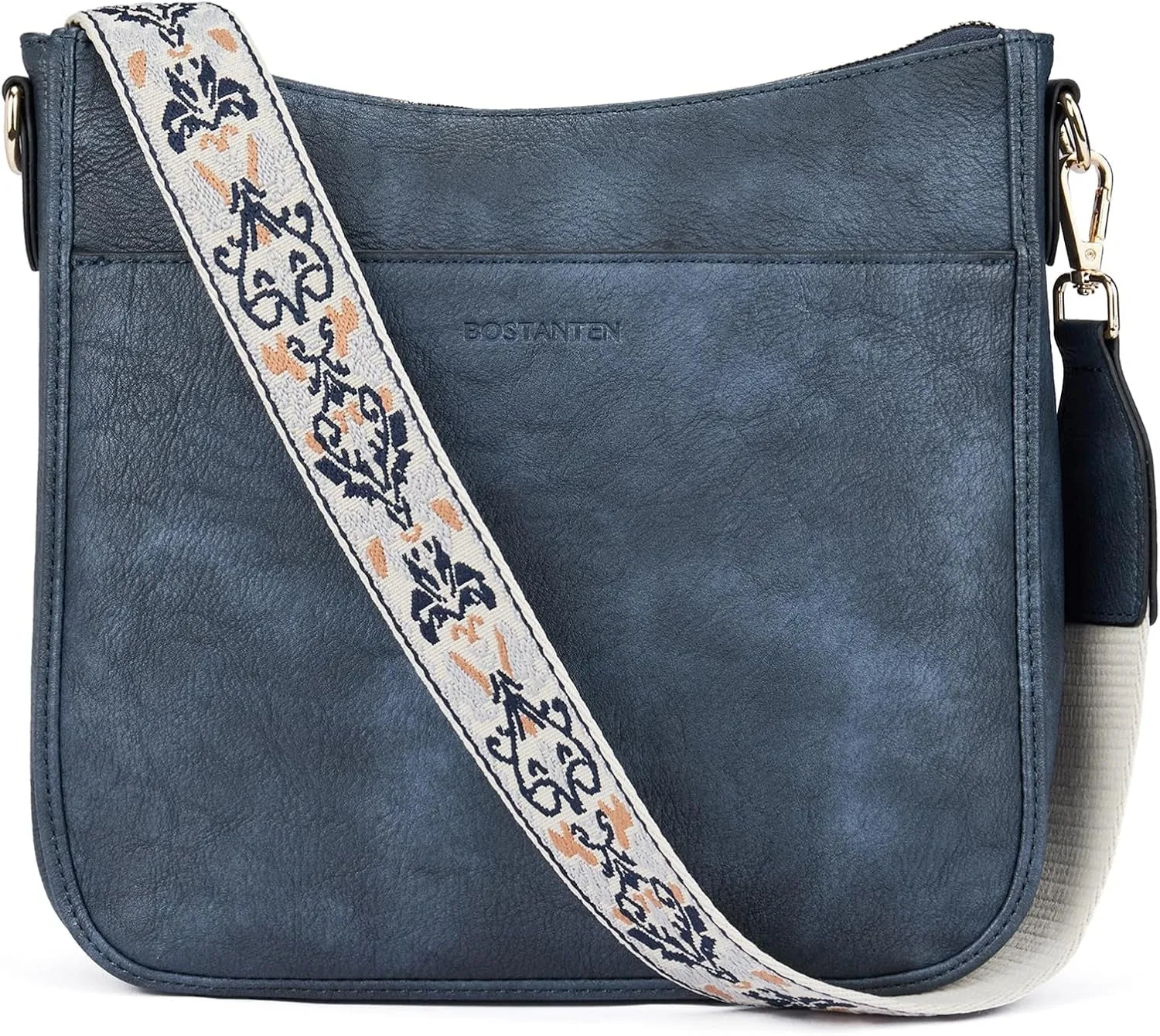 Vegan Leather Crossbody Bags for Women, Trendy Shoulder bags With Wide Shoulder Strap