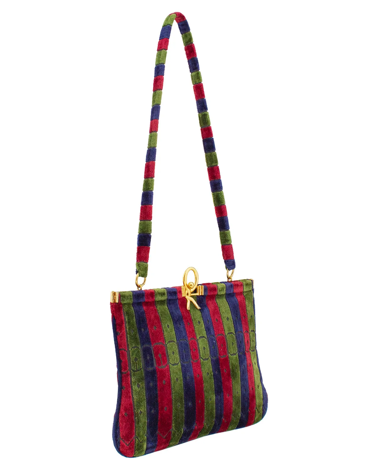Velvet Stripe Bag
