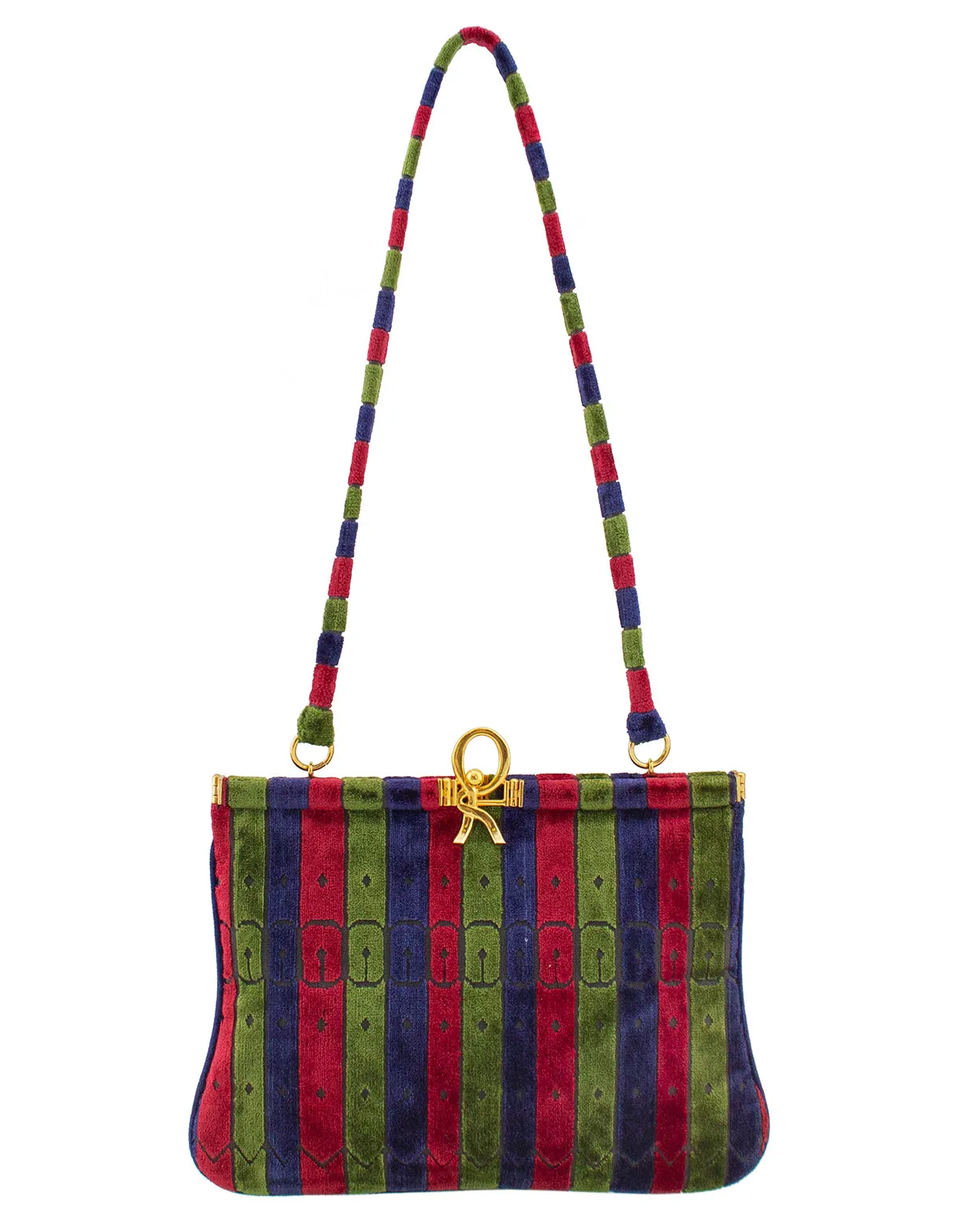 Velvet Stripe Bag