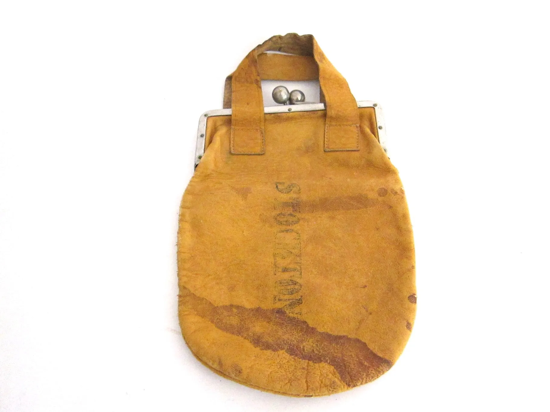 Vintage Advertising Bank Bags for Farmer & Merchants Bank