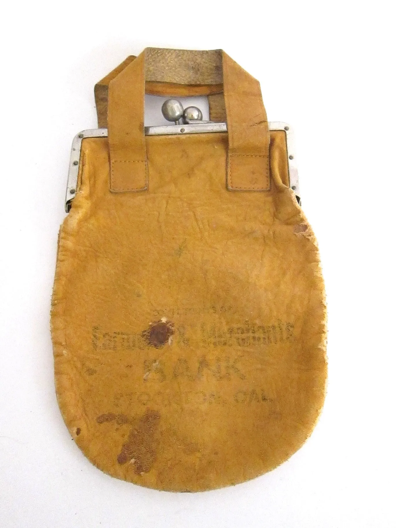 Vintage Advertising Bank Bags for Farmer & Merchants Bank