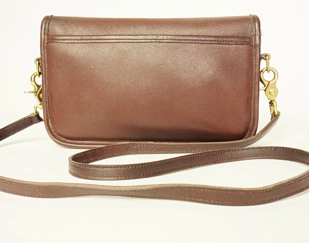Vintage Coach Classic DInky Pocket Cross Body Saddlebag Purse
