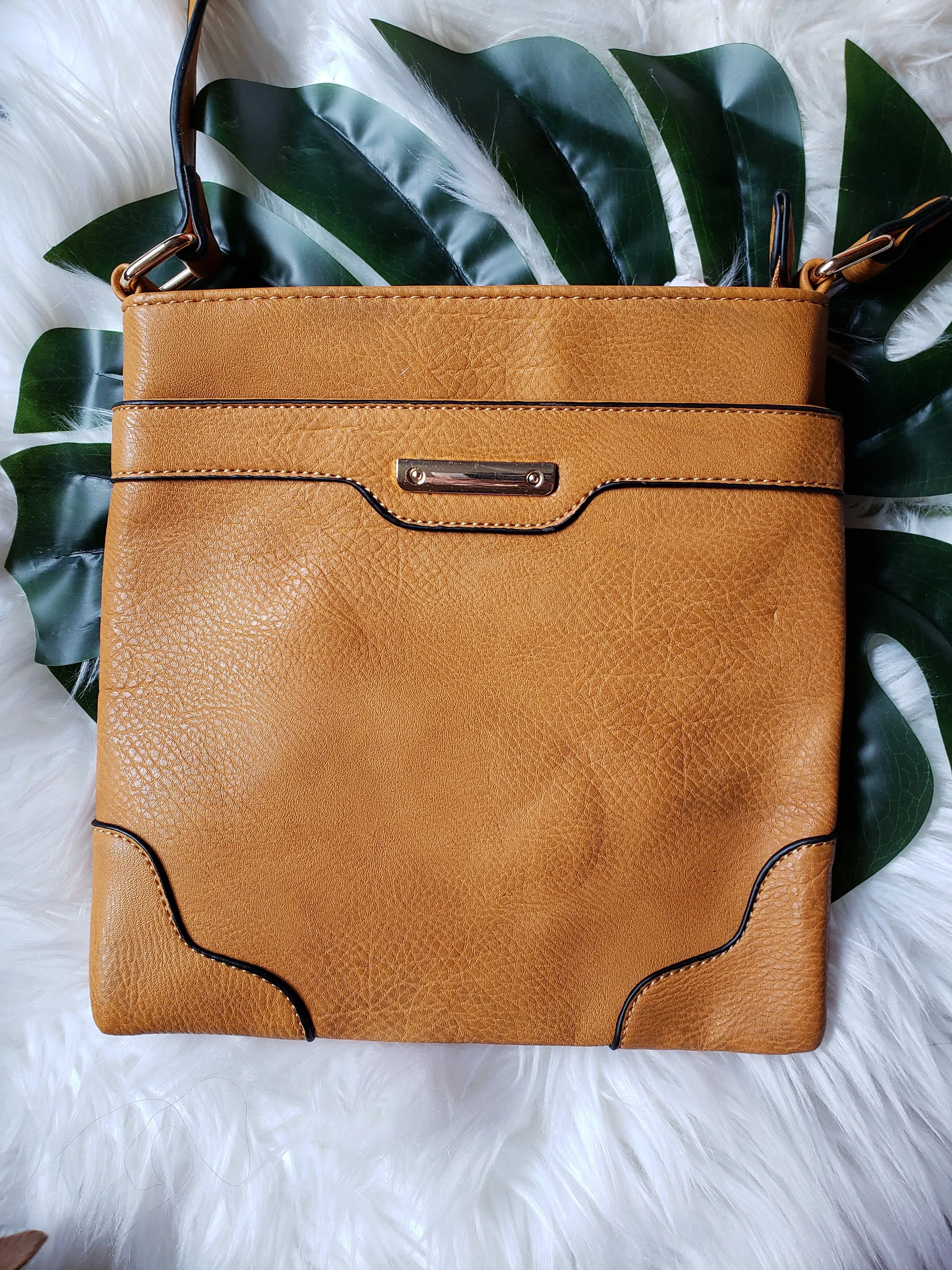 Vintage - Dark Mustard Crossbody Bag