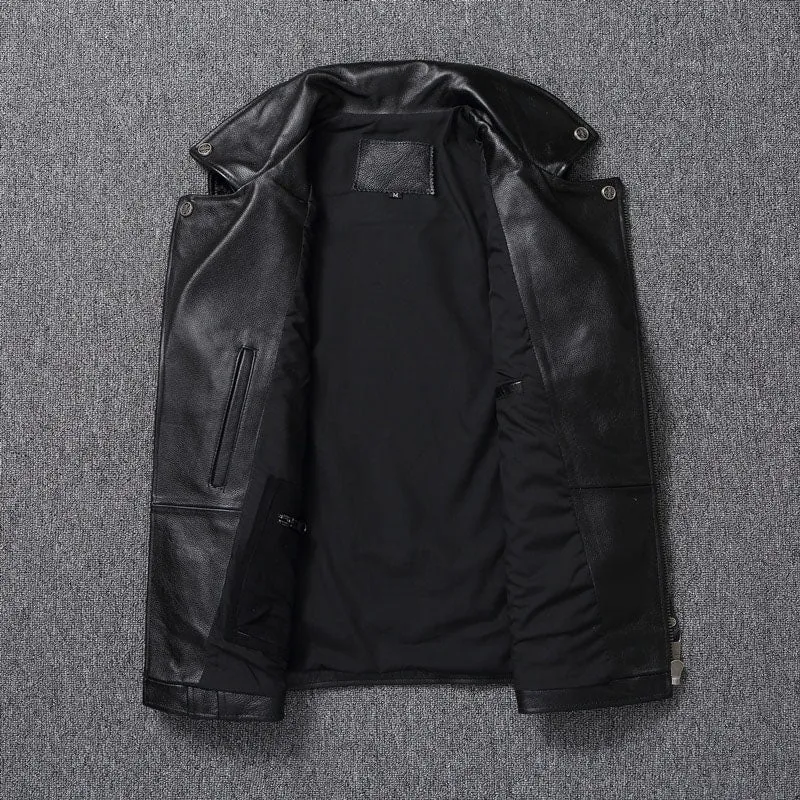 Vintage Layered Motorcycle Vest