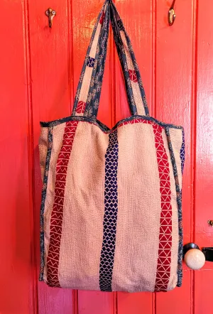 Vintage upcycled kantha bags