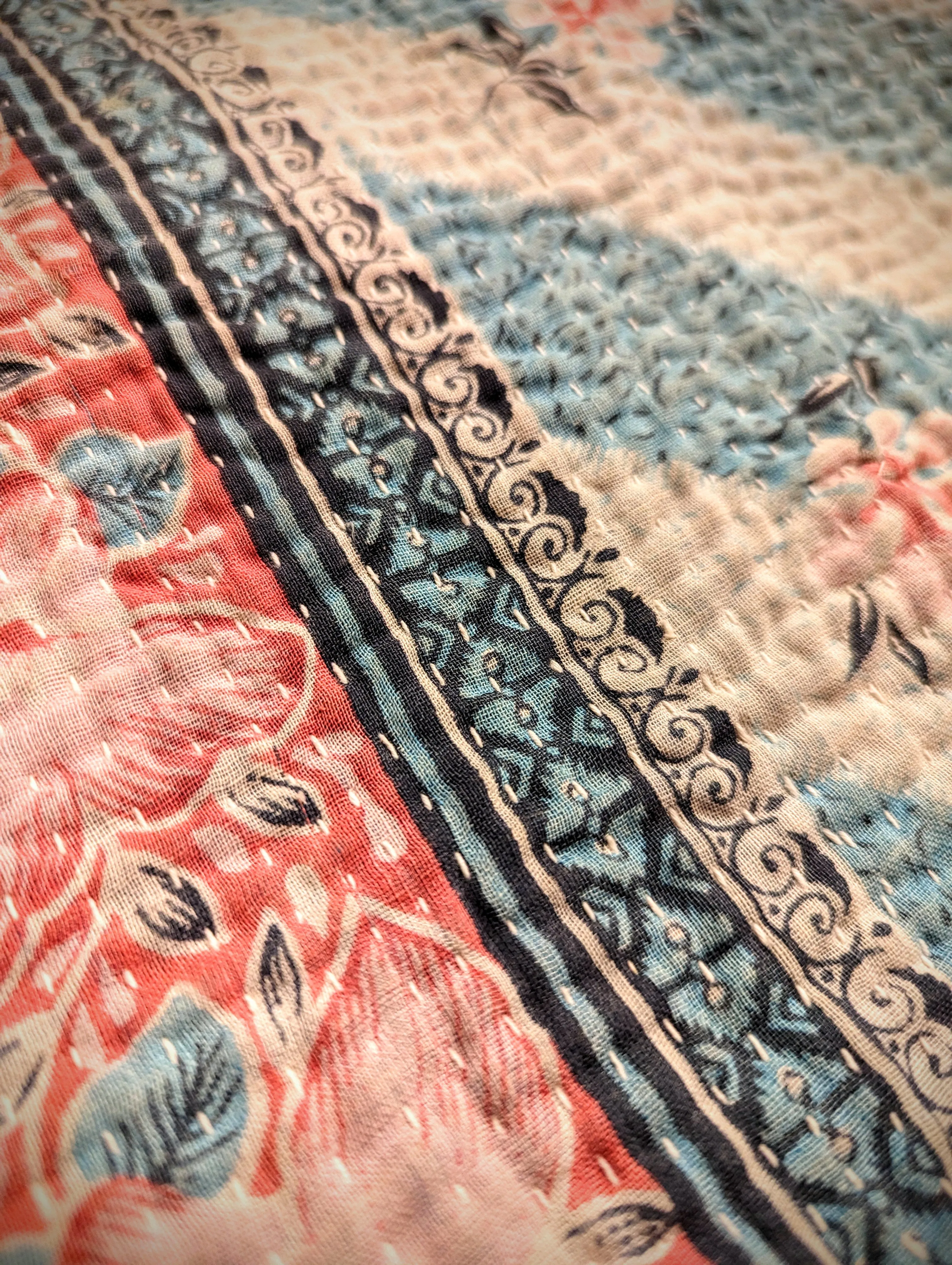 Vintage upcycled kantha bags