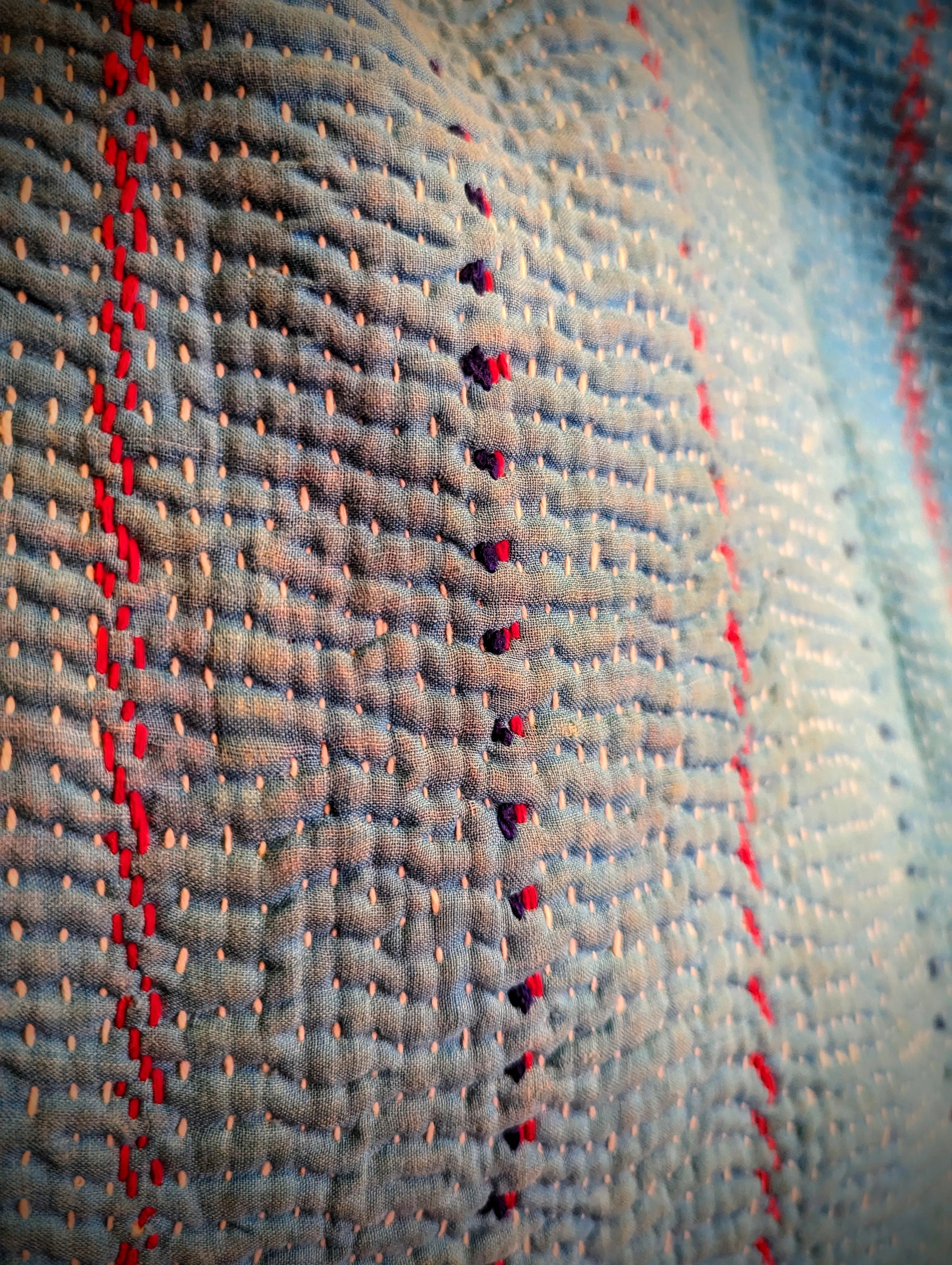 Vintage upcycled kantha bags