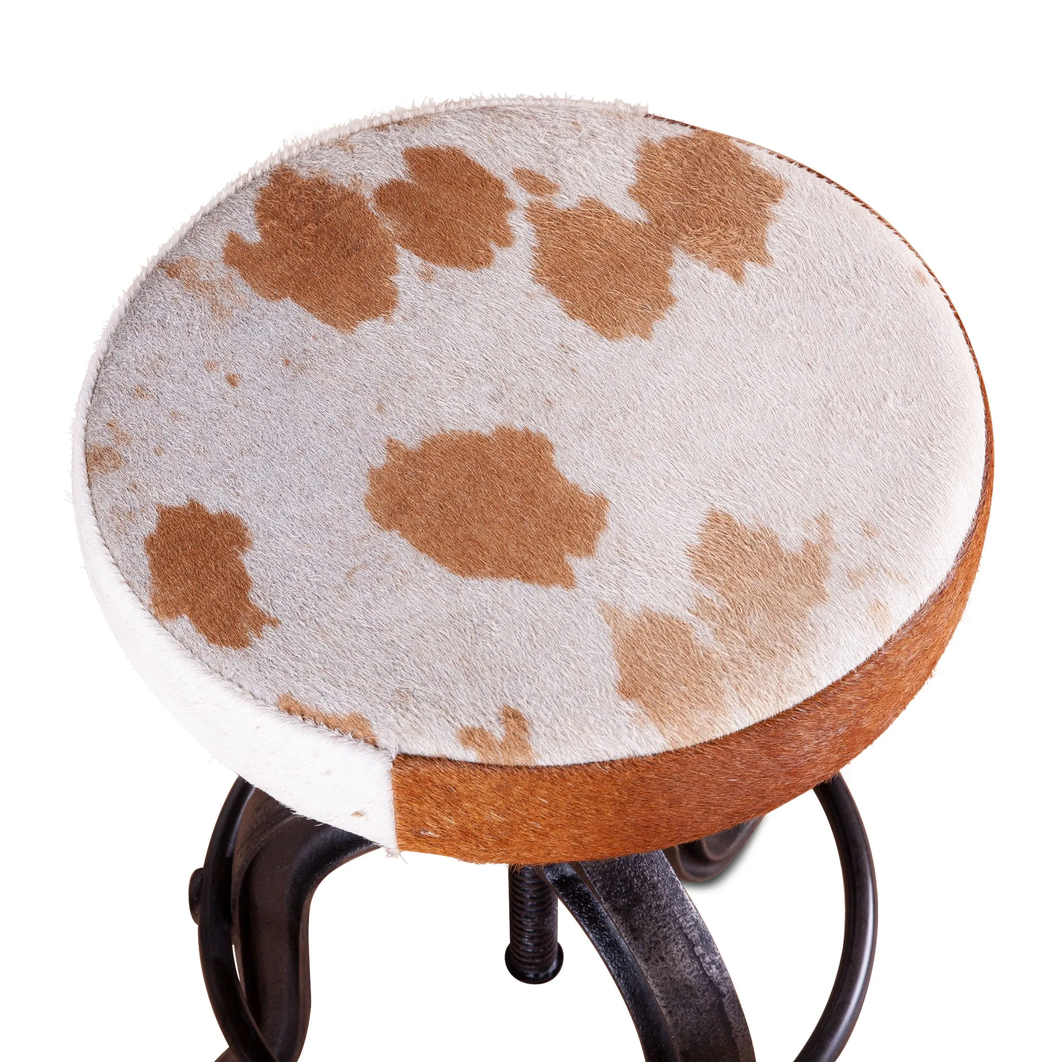 Wellington Adjusting Stool Cowhide