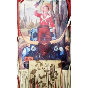 West 20 Saddle Co. Vintage Poster Girl Crossbody