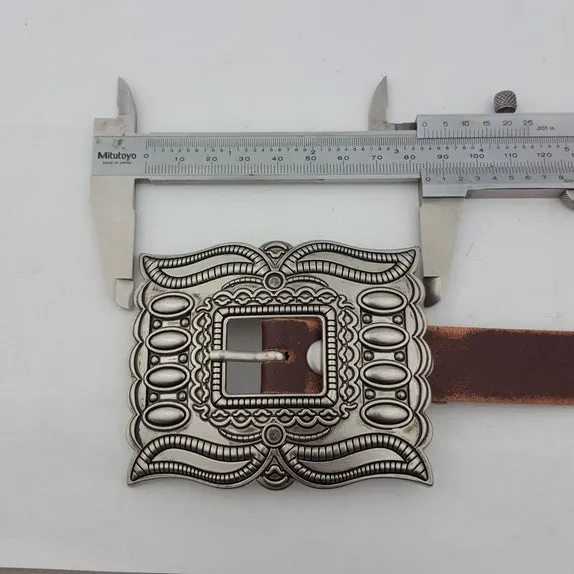 Western Rectangle Concho Belt