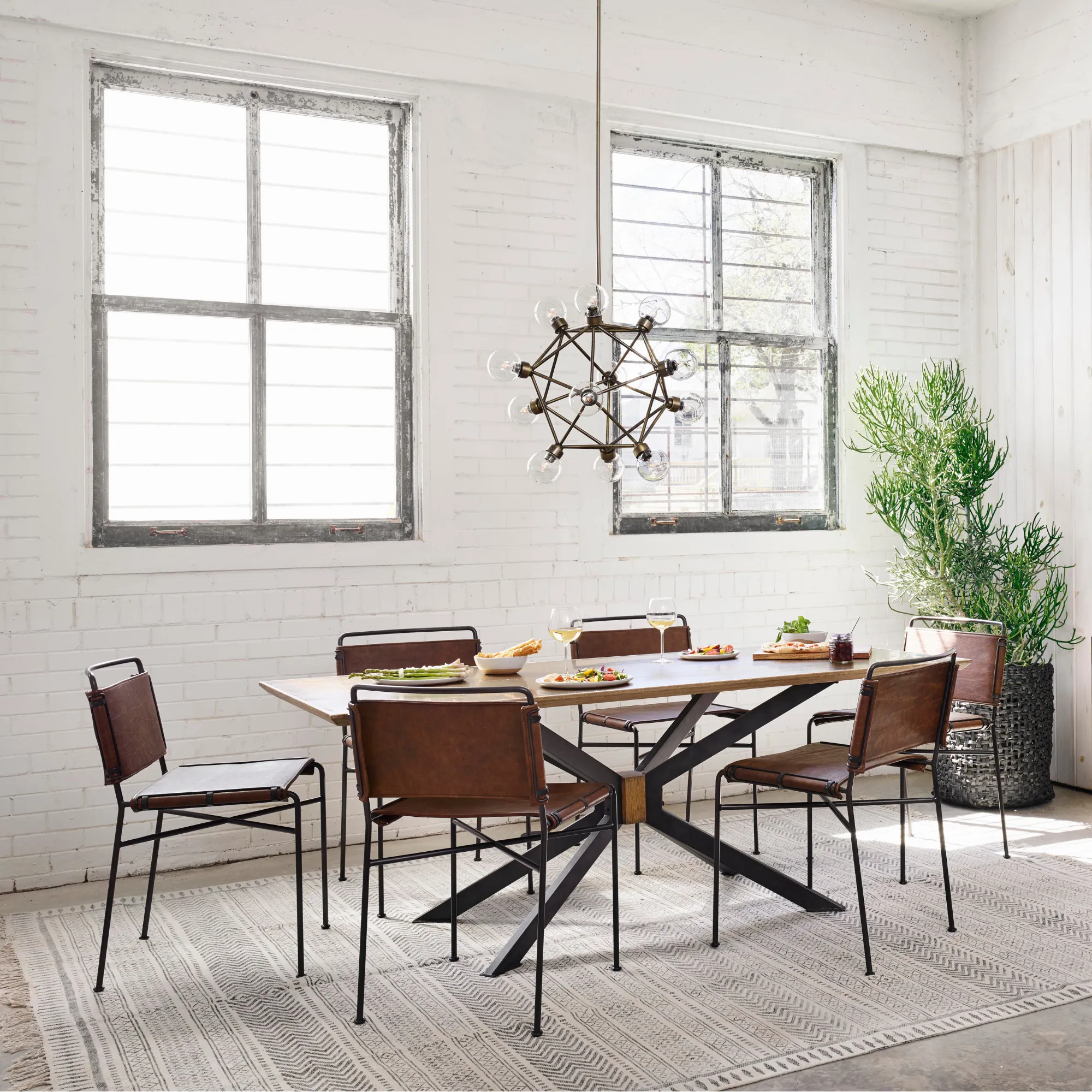 Wharton Faux Leather Dining Chair