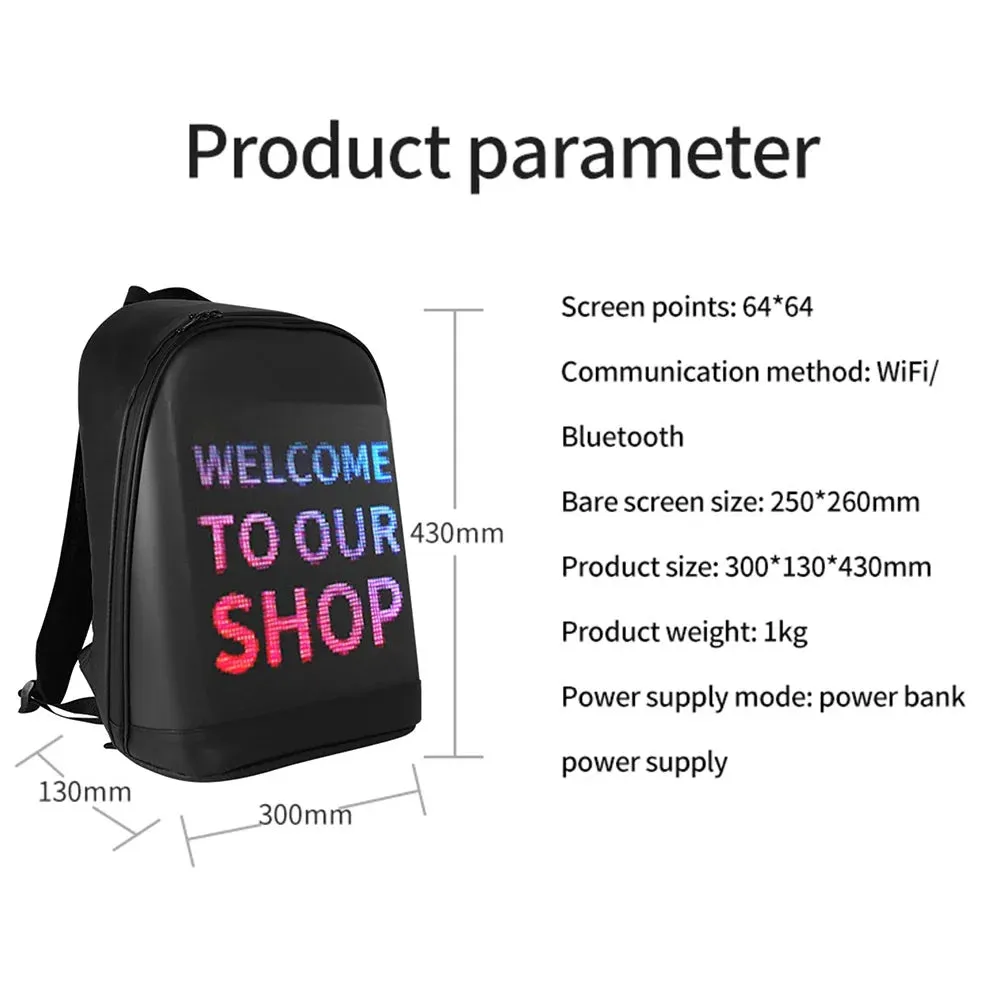 Women Men LED Display