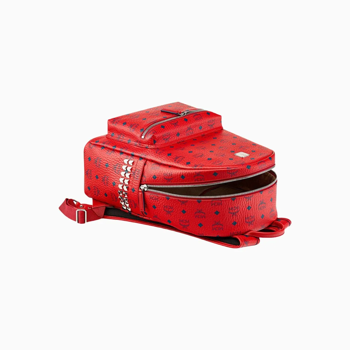 Women's Stark Side Studs Backpack in Visetos