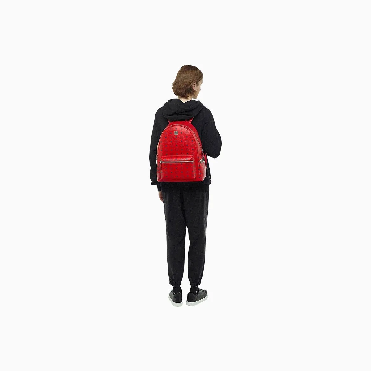 Women's Stark Side Studs Backpack in Visetos