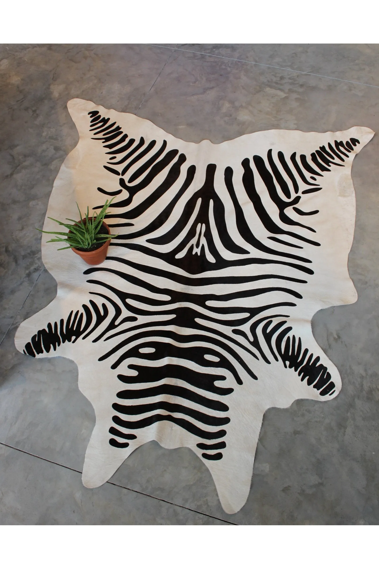 ZEBRA COWHIDE RUG