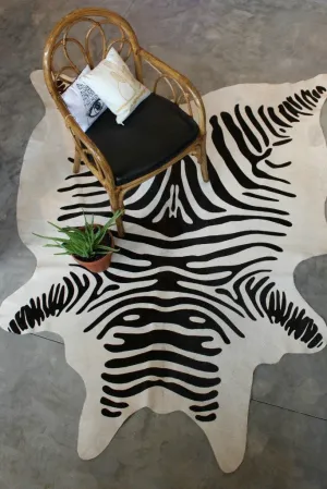 ZEBRA COWHIDE RUG